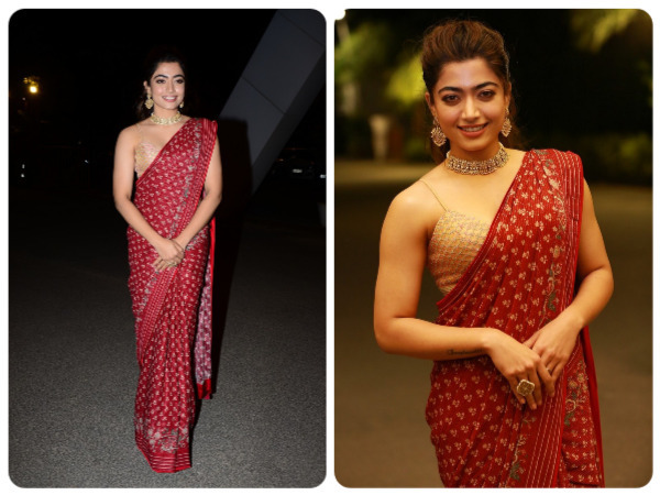 Birthday Special: Best Saree Looks Of Rashmika Mandanna 