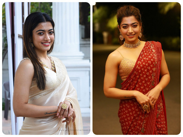 Birthday Special: Best Saree Looks Of Rashmika Mandanna 