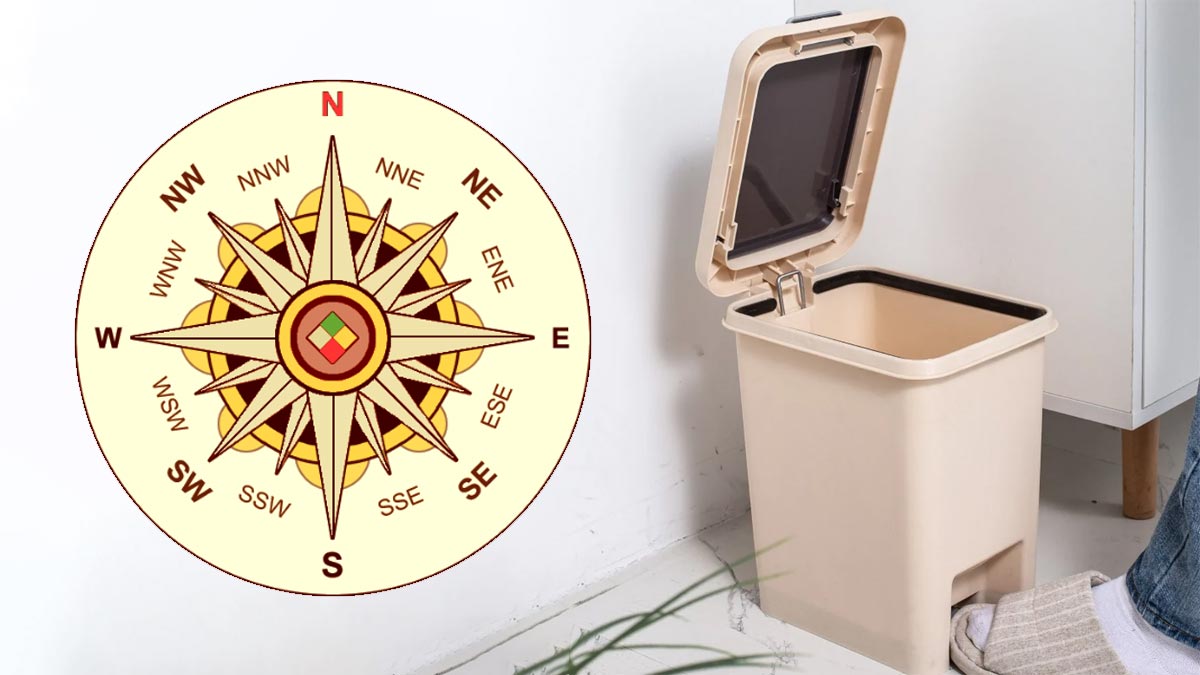 வாஸ்துப்படி வீட்டின் எந்த இடத்தில் குப்பை தொட்டியை வைக்க வேண்டும்