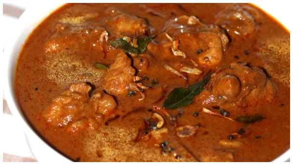 Varutharacha Chicken Curry Without Tomato In Tamil