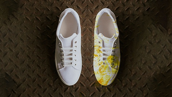 How to Remove Hard Stains From Shoes in Tamil