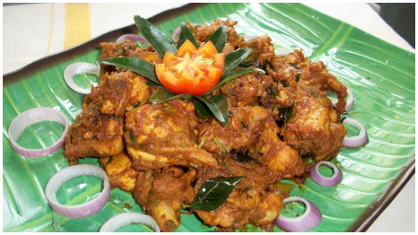 Andhra Chicken Roast Recipe