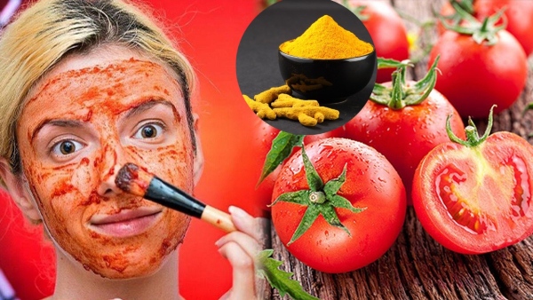 Tomato And Turmeric Face Pack For Skin Brighten In Tamil 