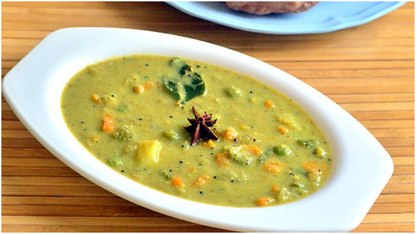 Karnataka Style Vegetable Kuruma Recipe