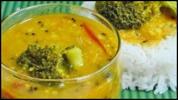 Broccoli Sambar Recipe