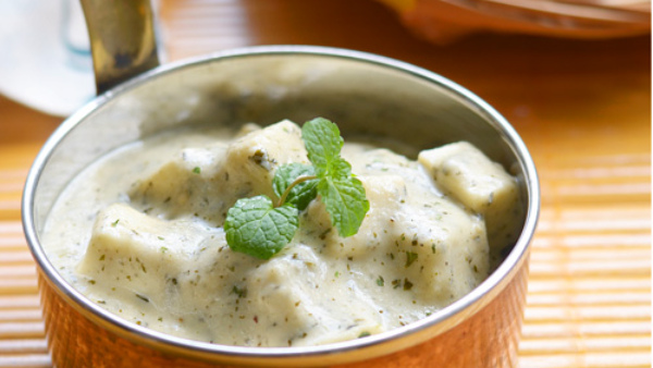 Mint Paneer Gravy Recipe 