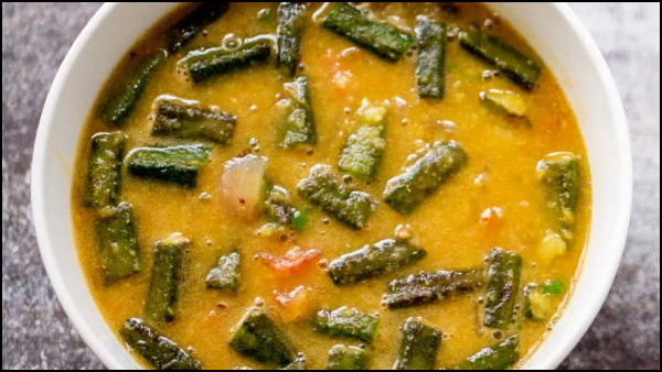 Simple Vendakkai Sambar Recipe 