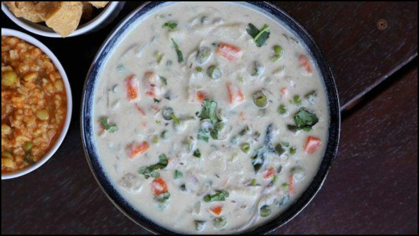White Veg Kurma Recipe