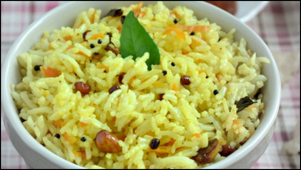 Lunch Box Recipe: Carrot Lemon Rice Recipe