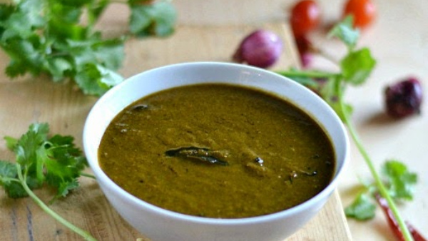 Kothamalli Kuzhambu Recipe