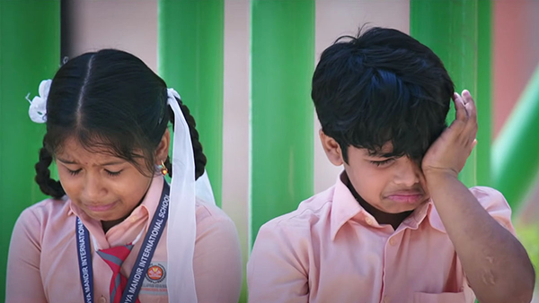 Signs of depression seen in children aged 5-9 years in tamil 