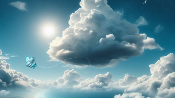 Optical Illusion: What You See First In This Picture Clouds Or Kite Optical Illusion: What You See First In This Picture Clouds Or Kite