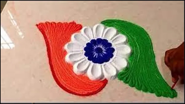 Republic Day 2024 Rangoli Designs: Try These Simple And Easy Tricolour Rangoli Designs