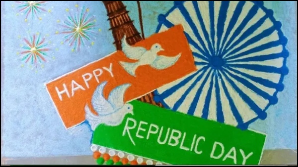 Republic Day 2024 Rangoli Designs: Try These Simple And Easy Tricolour Rangoli Designs
