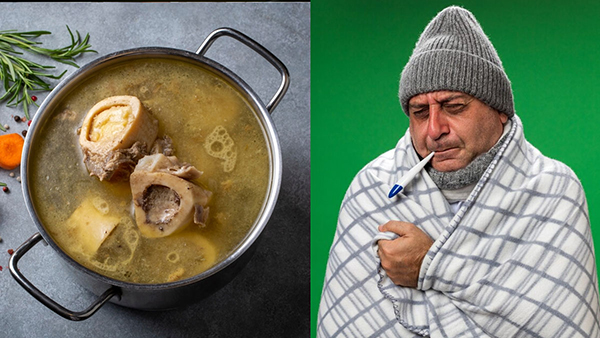 How Bone Broth helps in curing fever and cold in tamil 