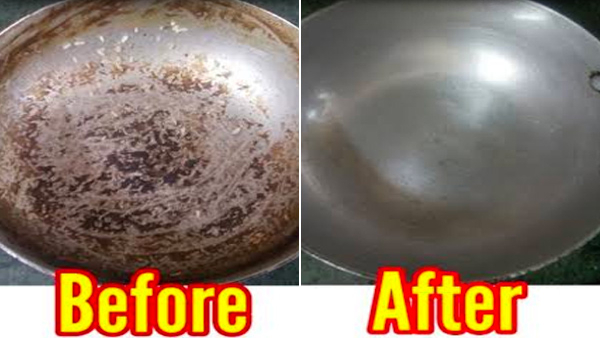 Kitchen Hacks: How to Clean Tough Stains From Vessels in Tamil