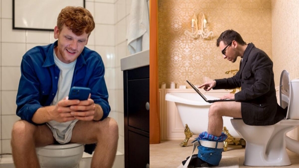 Turning the bathroom into a man cave? Bad idea, and heres why 