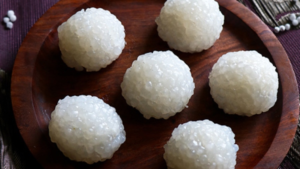 Javvarisi Urundai How To Make a Coconut Filled Sago Balls Recipe