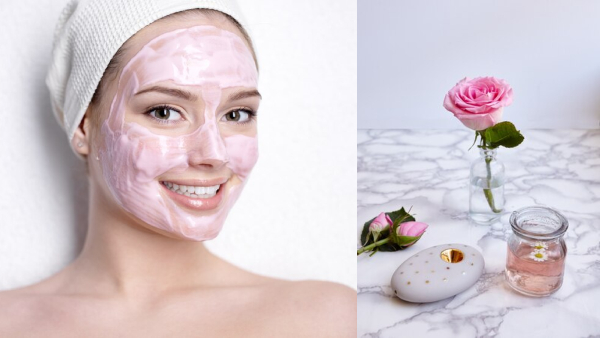 Skin Care Tips Homemade DIY Rose Water Face Pack For Skin Whitening In Tamil
