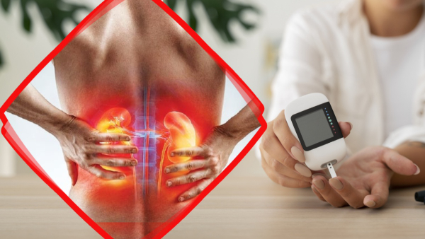 What are the symptoms of kidney failure due to diabetes in Tamil