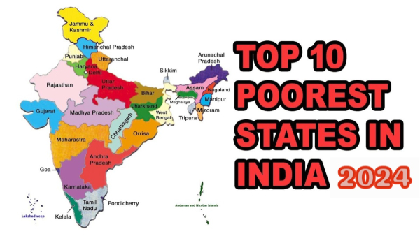 Top 10 Poorest States in India in Tamil