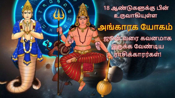 Mars Rahu Conjunction Made Angarak Yog 2024 These Zodiac Signs Face More Problems In Tamil