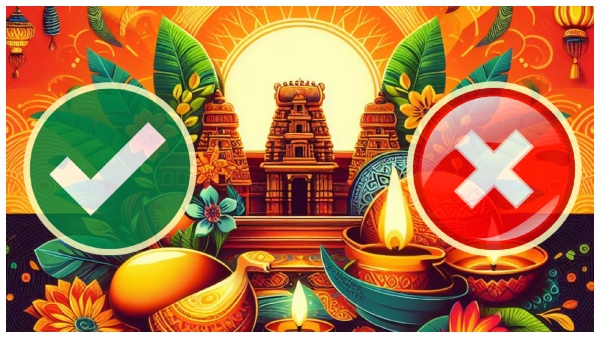 Do s and Dont s You Should Follow on Tamil New Year Day and Why