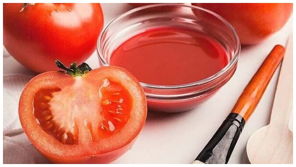 how to make tomato face pack at home