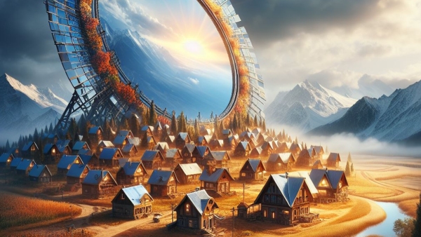 Viganella This Italian Dark Town Uses Giant Mirror For Sunlight