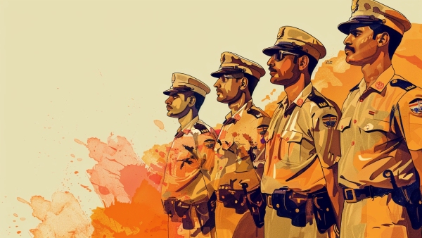 Why Indian Police Uniforms Are in Khaki Colour in Tamil
