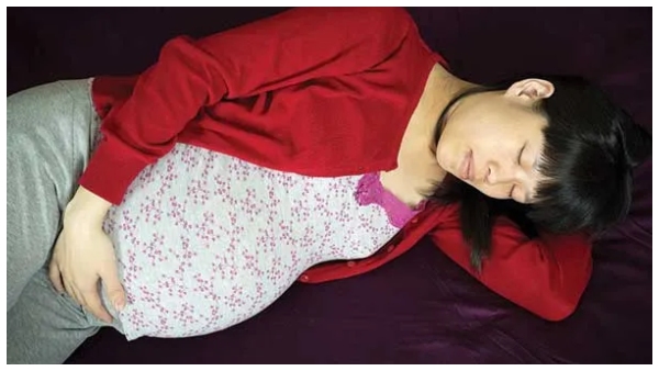 correction position to sleep better during pregnancy period