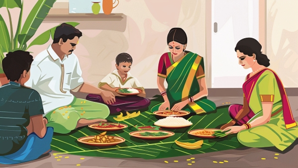 Health Benefits of Eating While Sitting on The Floor in Tamil