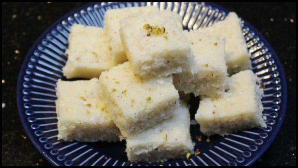Rava Coconut Burfi How To Make a Rava Coconut Burfi Recipe