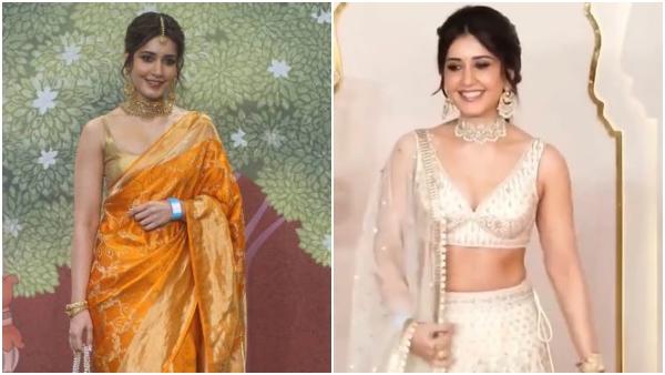 South Actresses Traditional Look at Anant Ambani and Radhika Merchant s Wedding