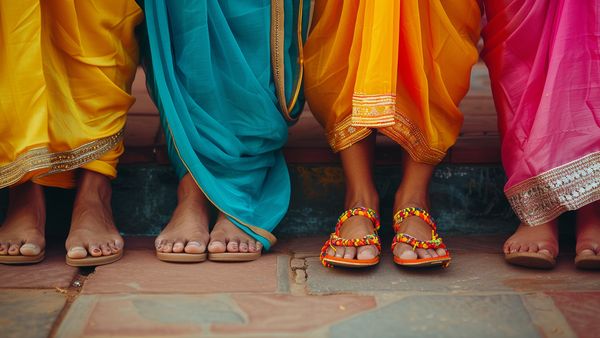 Best Footwear Options For Sari Looks