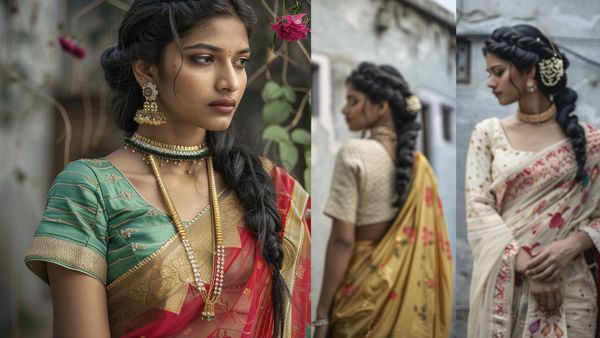 Best Silk Saree Blouses