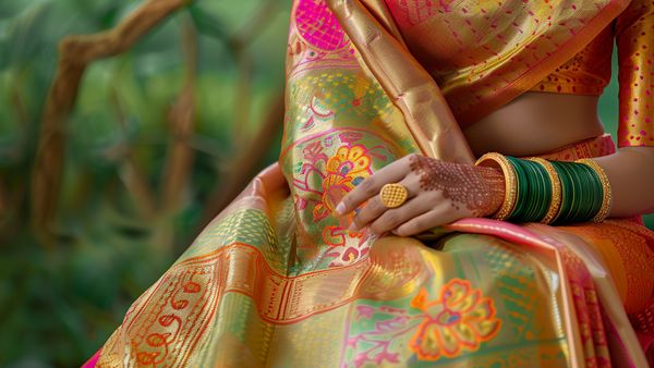 Banarasi Silk Saree Colour Trends For Weddings