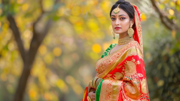 Banarasi Silk Saree Colour Trends For Weddings