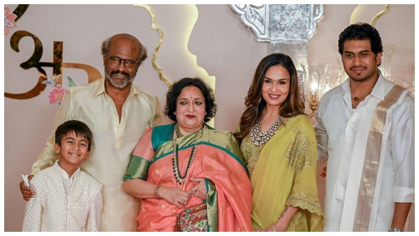 rajinikanth dance with Anant Ambani in his marriage video viral