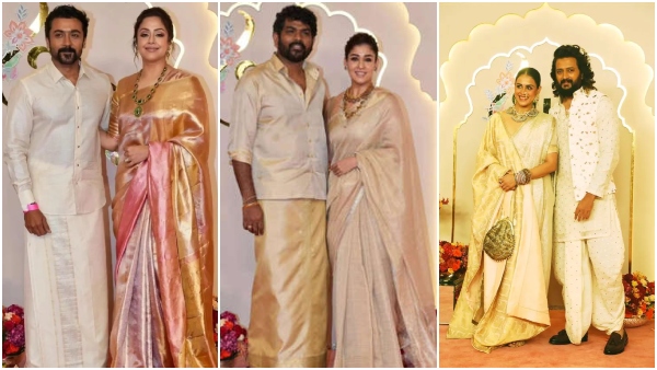 South Indian Celebrities Look At Anant Ambani-Radhika Merchant s Wedding