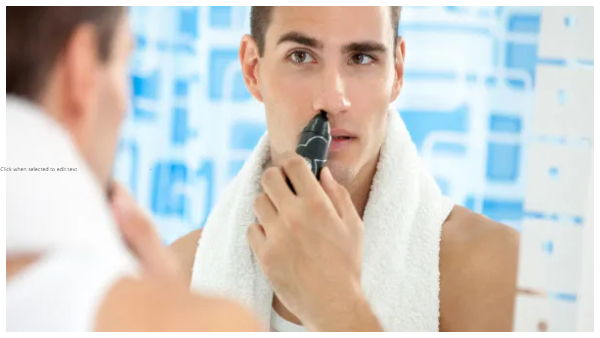 here the some tips for trim mens nose hair how