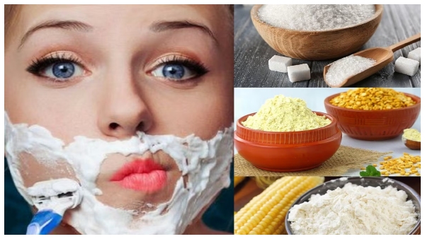 how to remove unwanted facial hair with home remedies