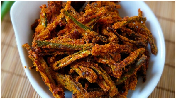 Vendakkai Fry How To Make a Ladies Finger Fry Recipe