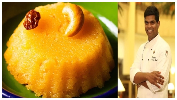 how to make a chef deena rava kesari recipe sweet recipe