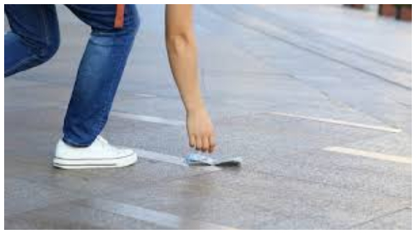 its good or bad when you found a money on the road in your way