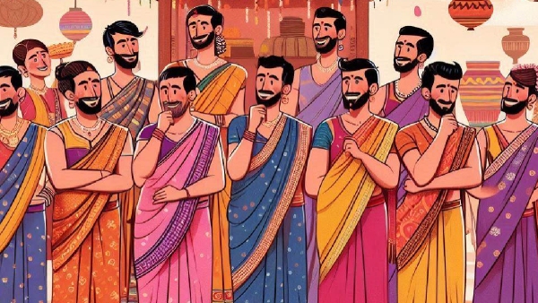 Navratri 2024 Men of This Village Dress Like Women During Navratri