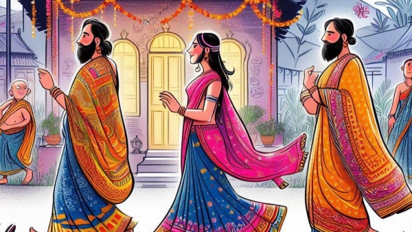 Navratri 2024 Men of This Village Dress Like Women During Navratri