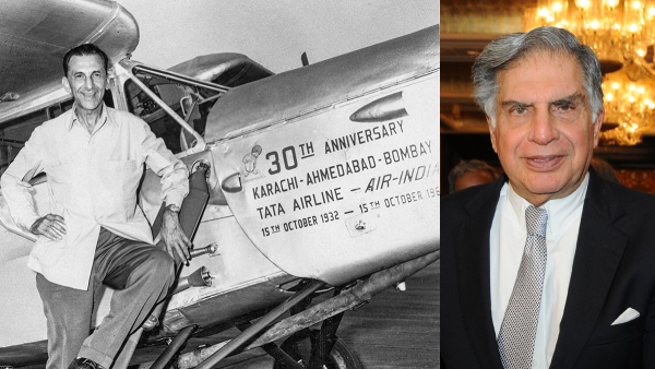 J R D Tata The First Indian To Fly Air India Flight in Tamil
