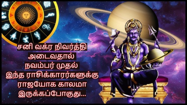 Sani Vakra Nivarthi In November 2024 Will Be Lucky For These Zodiac Signs