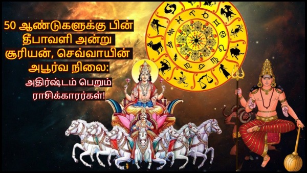 Sun Mars In Weak State On Diwali 2024 Will Be Lucky For These Zodiac Signs